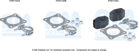 BM Catalysts FK91132 - Asennussarja, katalysaattori inparts.fi