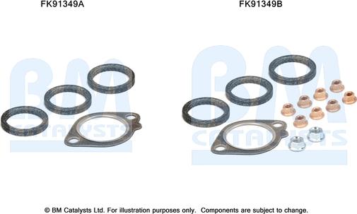 BM Catalysts FK91349 - Asennussarja, katalysaattori inparts.fi