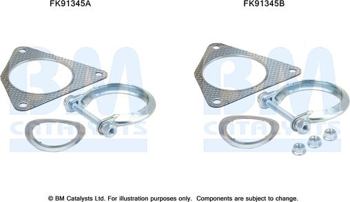 BM Catalysts FK91345 - Asennussarja, katalysaattori inparts.fi