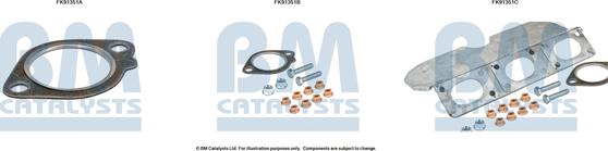 BM Catalysts FK91351 - Asennussarja, katalysaattori inparts.fi