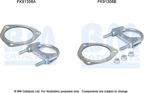 BM Catalysts FK91308 - Asennussarja, katalysaattori inparts.fi