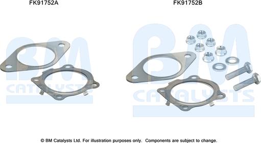 BM Catalysts FK91752 - Asennussarja, katalysaattori inparts.fi