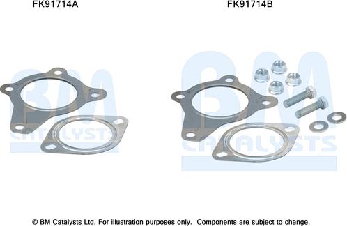 BM Catalysts FK91714 - Asennussarja, katalysaattori inparts.fi