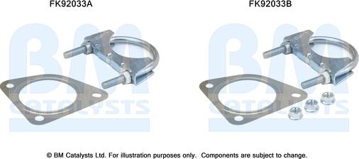 BM Catalysts FK92033 - Asennussarja, katalysaattori inparts.fi