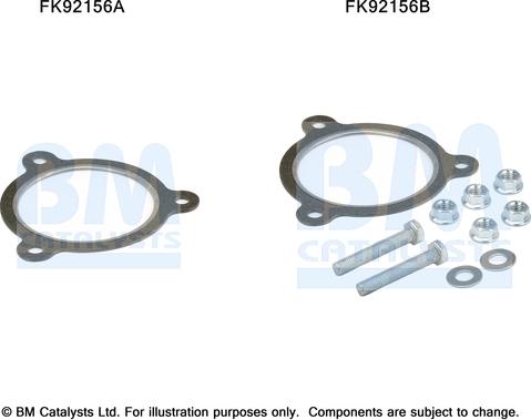 BM Catalysts FK92156 - Asennussarja, katalysaattori inparts.fi