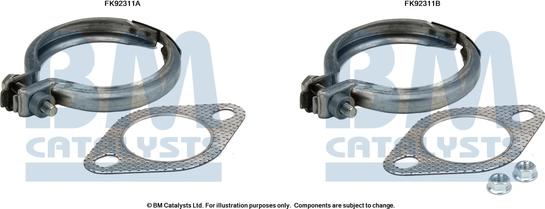 BM Catalysts FK92311 - Asennussarja, katalysaattori inparts.fi