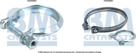 BM Catalysts FK50490 - Korjaussarja, pakoputki inparts.fi