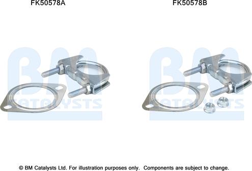 BM Catalysts FK50578 - Korjaussarja, pakoputki inparts.fi