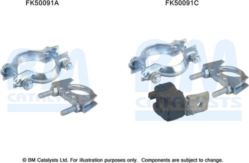 BM Catalysts FK50091 - Korjaussarja, pakoputki inparts.fi