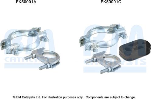 BM Catalysts FK50001 - Korjaussarja, pakoputki inparts.fi