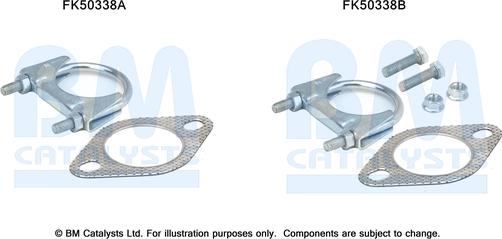 BM Catalysts FK50338 - Korjaussarja, pakoputki inparts.fi