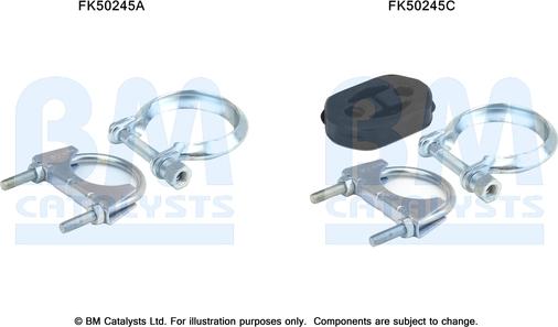 BM Catalysts FK50245 - Korjaussarja, pakoputki inparts.fi