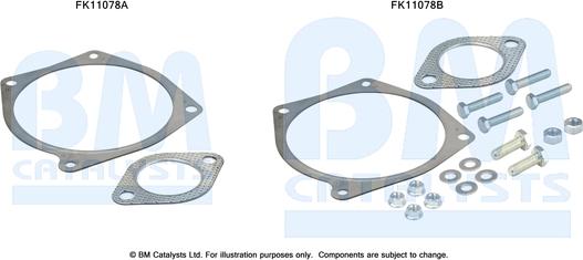 BM Catalysts FK11078 - Asennussarja, Noki / hiukkassuodatin inparts.fi