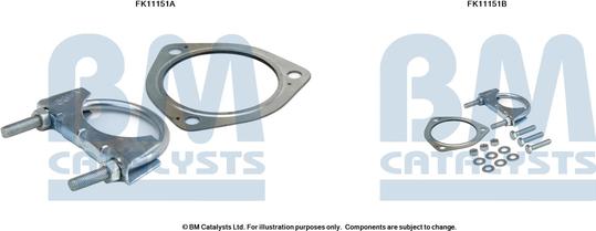 BM Catalysts FK11151 - Asennussarja, Noki / hiukkassuodatin inparts.fi