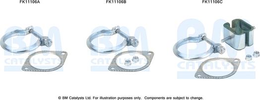 BM Catalysts FK11106 - Asennussarja, Noki / hiukkassuodatin inparts.fi