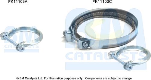 BM Catalysts FK11103 - Asennussarja, Noki / hiukkassuodatin inparts.fi