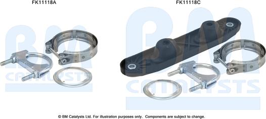 BM Catalysts FK11118 - Asennussarja, Noki / hiukkassuodatin inparts.fi