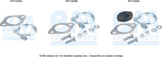 BM Catalysts FK11244 - Asennussarja, Noki / hiukkassuodatin inparts.fi