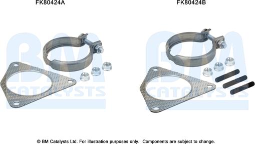 BM Catalysts FK80424 - Asennussarja, katalysaattori inparts.fi