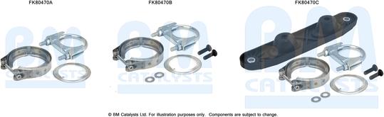 BM Catalysts FK80470 - Asennussarja, katalysaattori inparts.fi