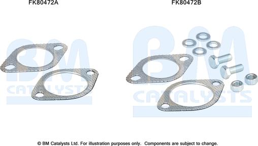 BM Catalysts FK80472 - Asennussarja, katalysaattori inparts.fi