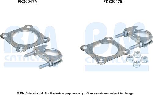 BM Catalysts FK80047 - Asennussarja, katalysaattori inparts.fi