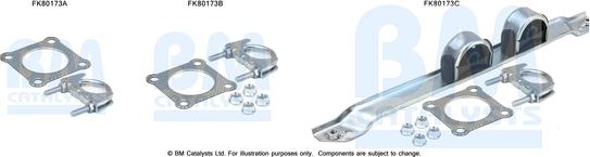 BM Catalysts FK80173 - Asennussarja, katalysaattori inparts.fi