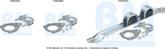 BM Catalysts FK80392 - Asennussarja, katalysaattori inparts.fi