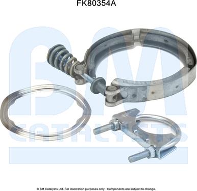 BM Catalysts FK80354 - Asennussarja, katalysaattori inparts.fi