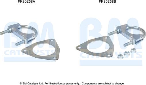 BM Catalysts FK80258 - Asennussarja, katalysaattori inparts.fi