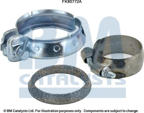 BM Catalysts FK80772 - Asennussarja, katalysaattori inparts.fi