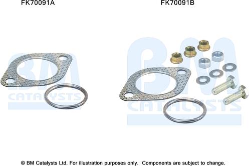 BM Catalysts FK70091 - Korjaussarja, pakoputki inparts.fi