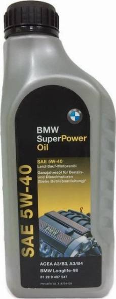 BMW 00SAE 5W-40 - Moottoriöljy inparts.fi