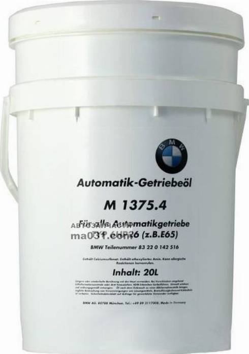 BMW 83 22 0 142 516 - Automaattivaihteistoöljy inparts.fi