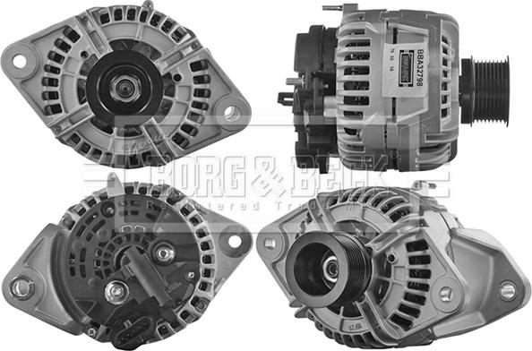 Borg & Beck BBA32798 - Laturi inparts.fi