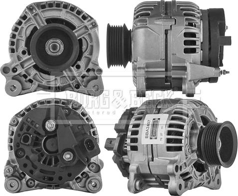 Borg & Beck BBA2407 - Laturi inparts.fi