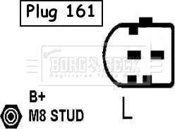 Borg & Beck BBA2487 - Laturi inparts.fi