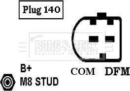 Borg & Beck BBA2995 - Laturi inparts.fi