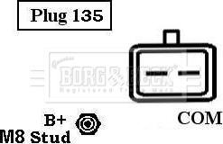 Borg & Beck BBA3051 - Laturi inparts.fi