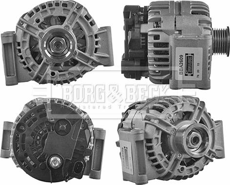 Borg & Beck BBA2609 - Laturi inparts.fi