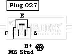 Borg & Beck BBA2902 - Laturi inparts.fi