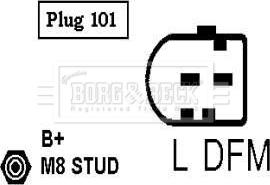 Borg & Beck BBA2708 - Laturi inparts.fi