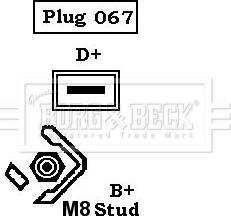 Borg & Beck BBA2261 - Laturi inparts.fi