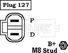 Borg & Beck BBA2952 - Laturi inparts.fi