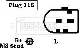 Borg & Beck BBA2729 - Laturi inparts.fi