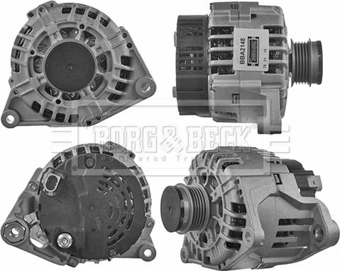 Borg & Beck BBA2148 - Laturi inparts.fi