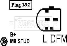 Borg & Beck BBA2501 - Laturi inparts.fi