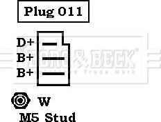 Borg & Beck BBA2210 - Laturi inparts.fi