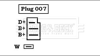 Borg & Beck BBA2222 - Laturi inparts.fi