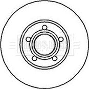 Borg & Beck BBD4948 - Jarrulevy inparts.fi